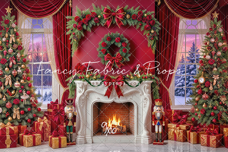 Scarlet Christmas Room - with Sweep Option