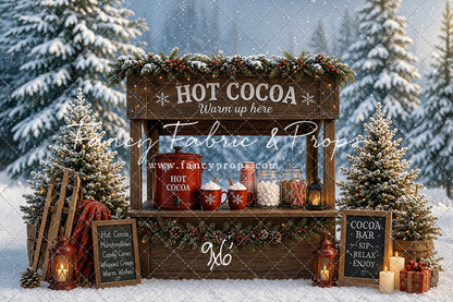 Snowflake Cocoa Station - With Sweep Option