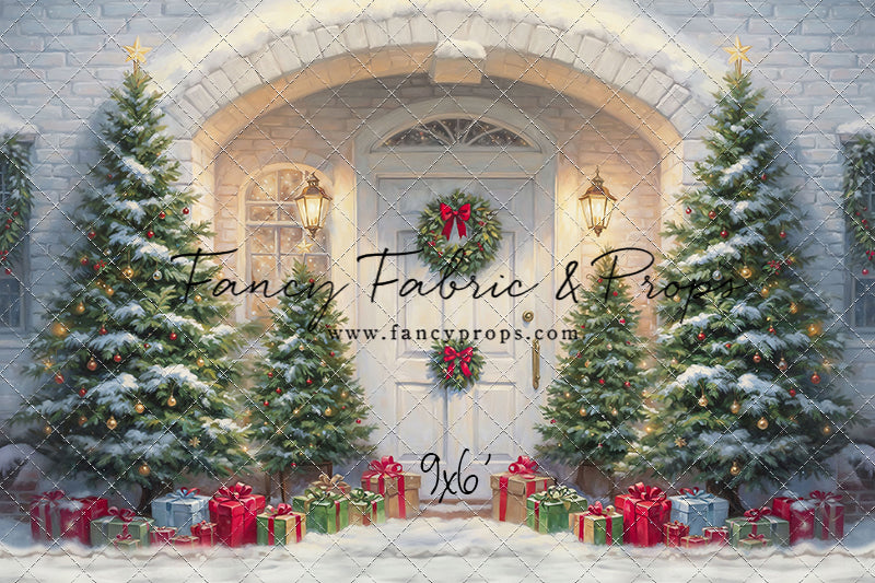 Snowy Doorstep Delight - With Sweep Option