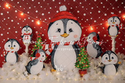 Snowy Penguin Friends