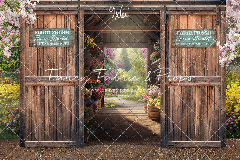 Farm Fresh Flower Barn - With Sweep Option