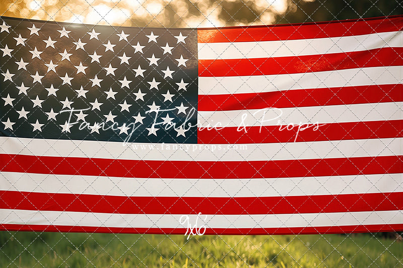 Stars & Stripes Sunset - With Sweep Option