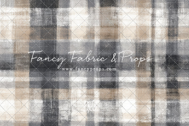 Stone & Sand Tartan - With Sweep Option