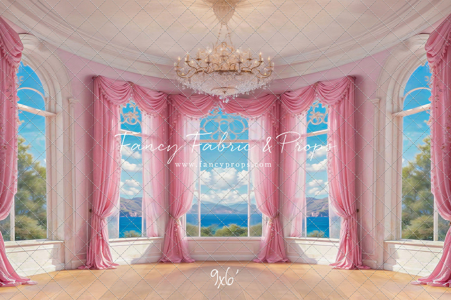 Summer Season Victorian Window - Wood Floor - With Sweep Option