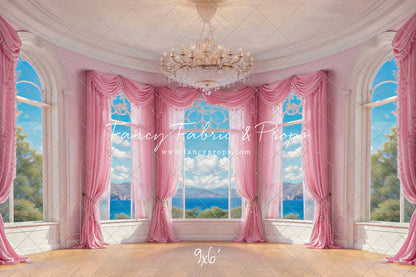 Summer Season Victorian Window - Wood Floor - With Sweep Option