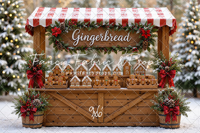 Sweet Spruce Gingerbread Stand - With Sweep Option