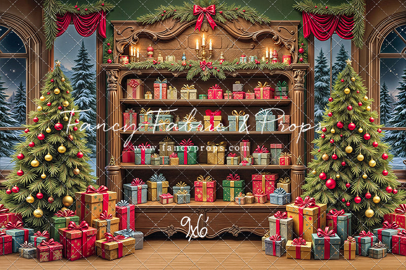 The Christmas Curio Cabinet - with Sweep Option