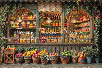 Tropical Fruit Market - With Sweep Option