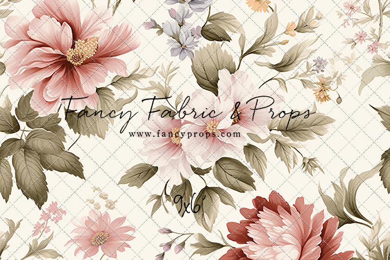 Vintage Pastel Blooms