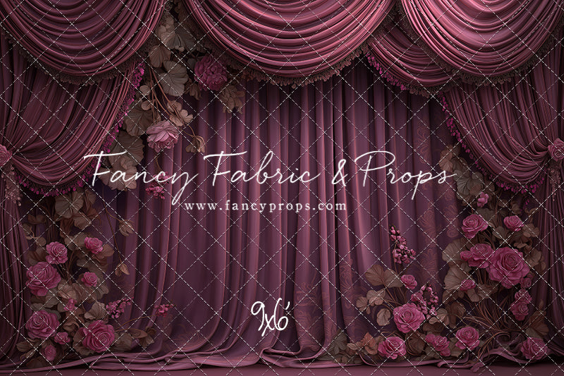 Vintage Plum Romance - With Sweep Option