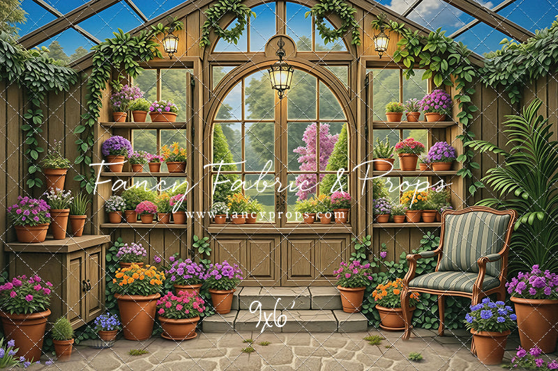 Violet Lavender Greenhouse - With Sweep Option