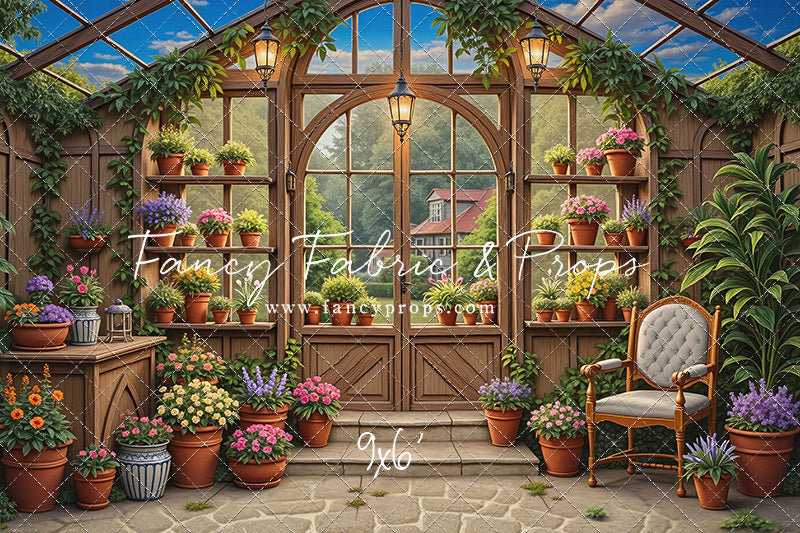 Vivid Blooming Greenhouse - With Sweep Option