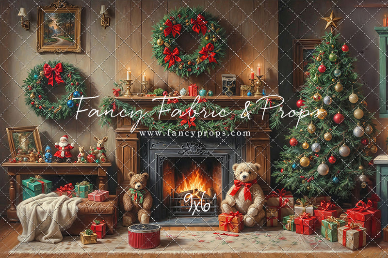 Warm Christmas Corner - With Sweep Option