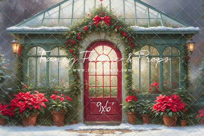Whimsical Winter Greenhouse - With Sweep Option