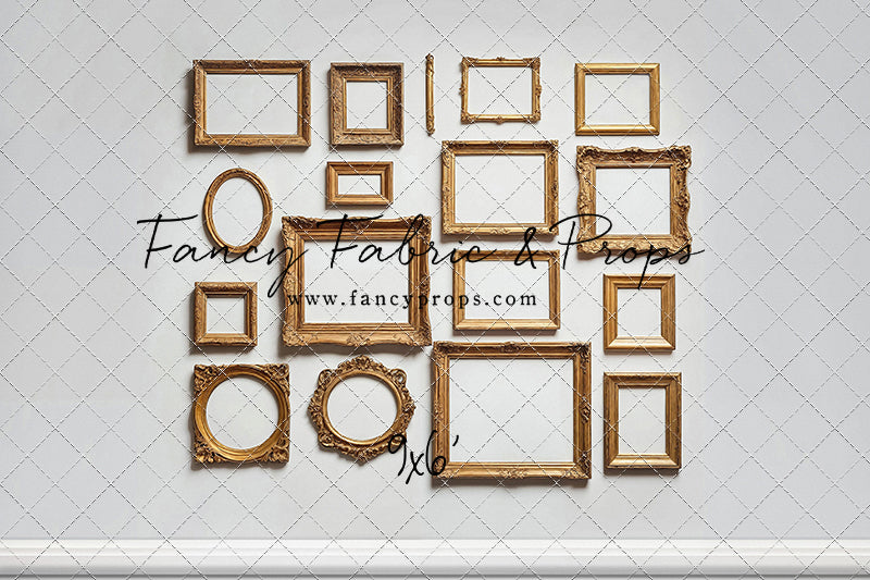 White Frame Wall - White Floor - With Sweep Option