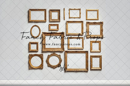 White Frame Wall - White Floor - With Sweep Option