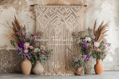 Wildflower Macrame - With Sweep Option
