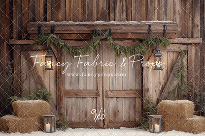 Winter Barn Entry - with Sweep Option