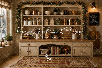Yuletide Baking Shelf - With Sweep Option