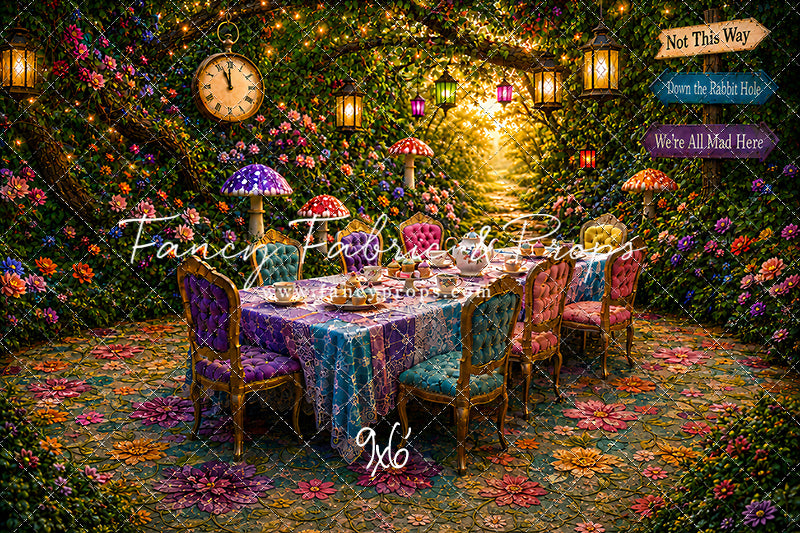 Blooming Garden Tea Party - With Sweep Option