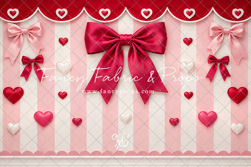 Bow Tied Valentine Wall - With Sweep Option