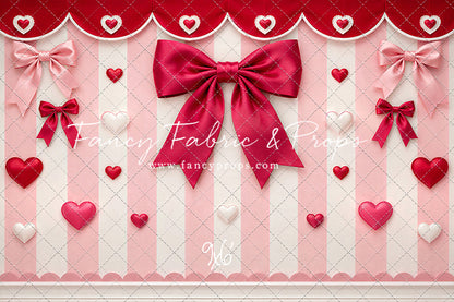 Bow Tied Valentine Wall - With Sweep Option