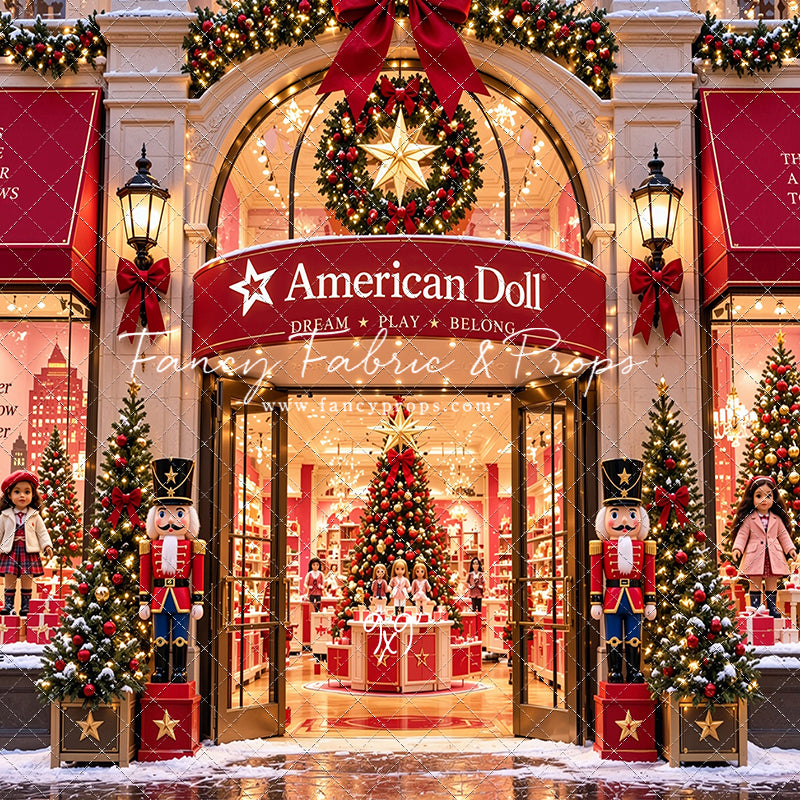 American Doll Holiday - With Sweep Option
