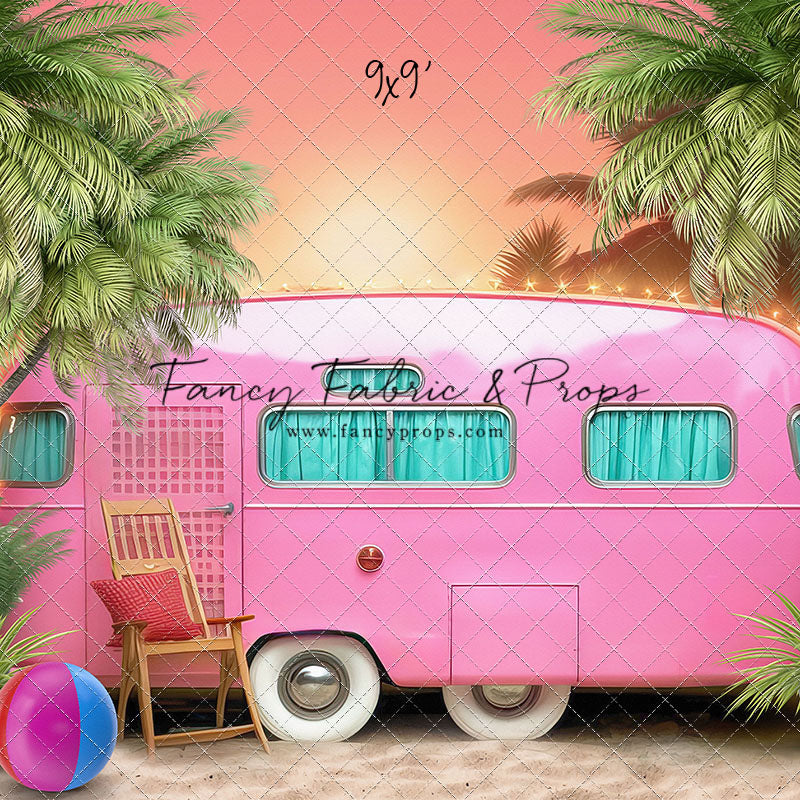 Barbie's Glamper Getaway - Sand Floor - With Sweep Option