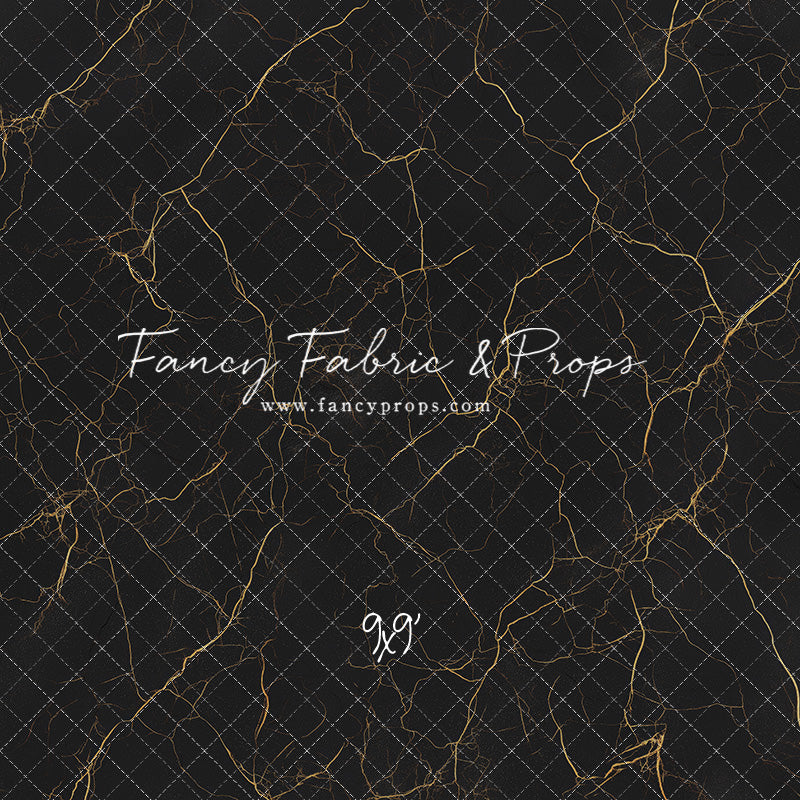 Black & Gold Marble - Floor