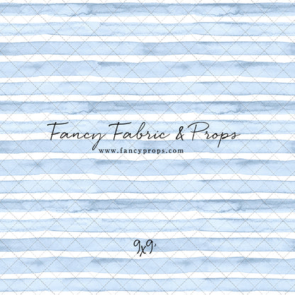 Blue Watercolor Stripes