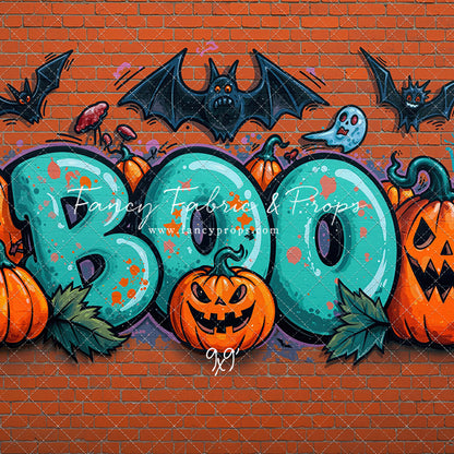 Boo Crew Graffiti Wall - With Sweep Option