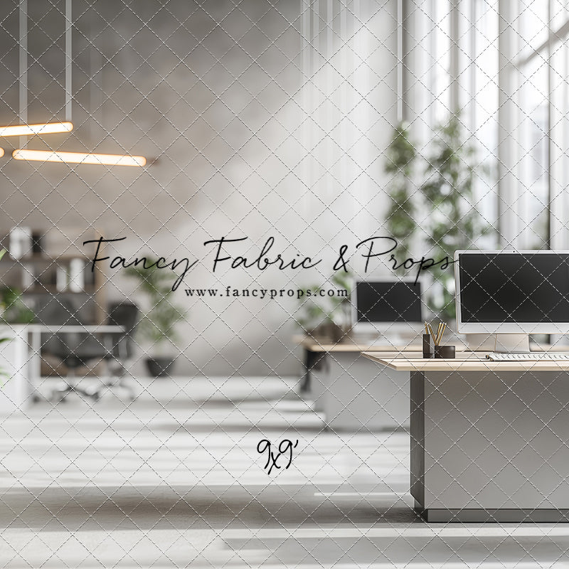 Bright & Modern Workspace - With Sweep Option