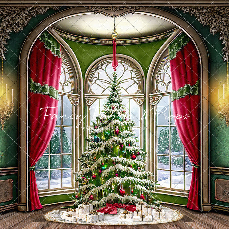 Cathedral Christmas - Wood Floor Option - with Sweep Option