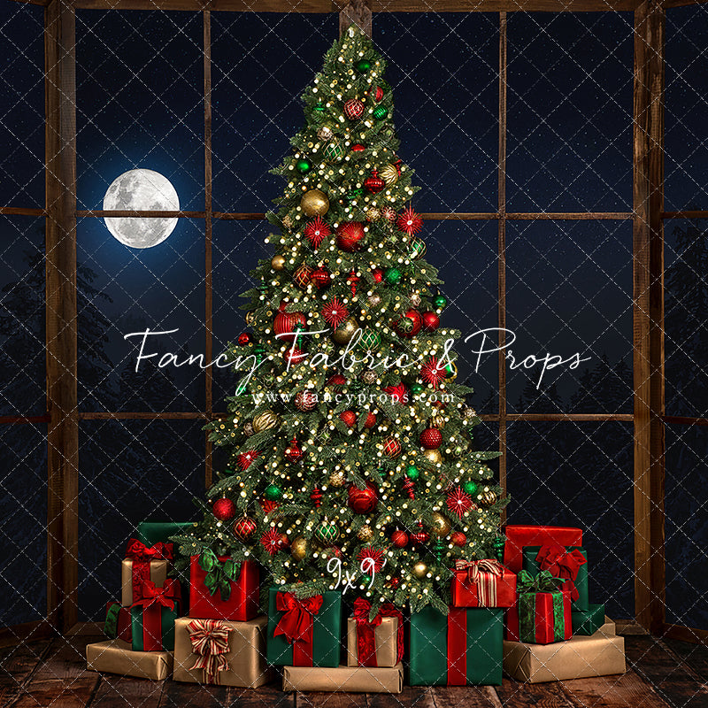 Christmas Bay Window - No Garland