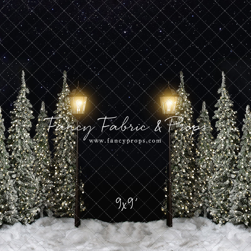 Christmas Forest Path