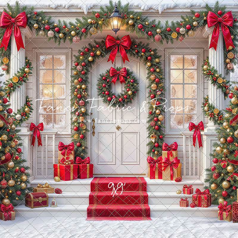 Christmas Front Porch Classic - With Sweep Option