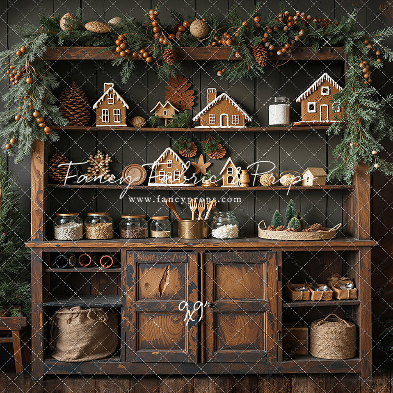 Christmas Kitchen Charm - With Sweep Option