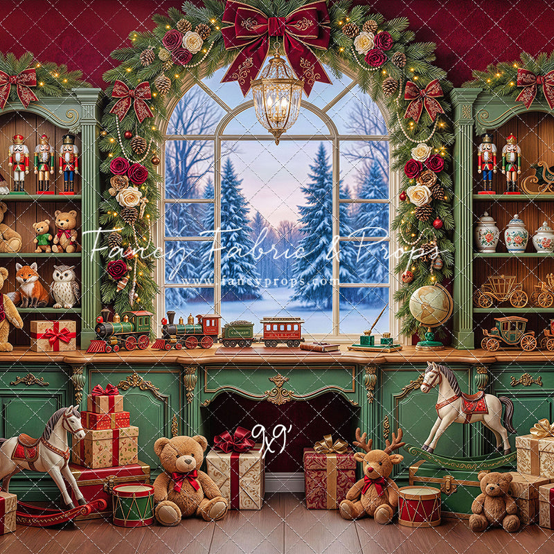Christmas Toy Cabinet - with Sweep Option