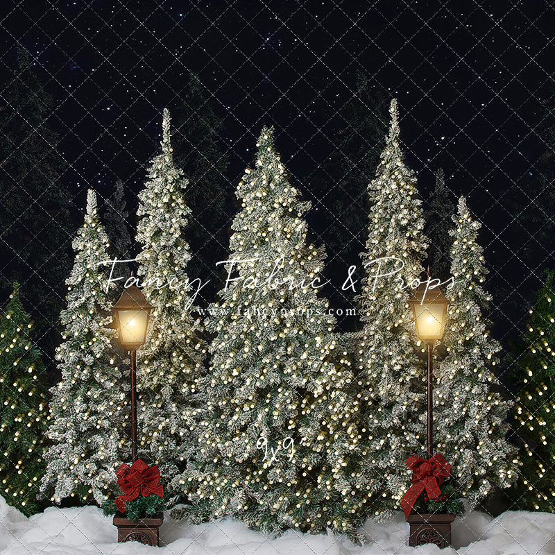 Christmas Cottage Trees