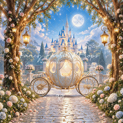 Cinderella's Carriage Castle - With Sweep Option
