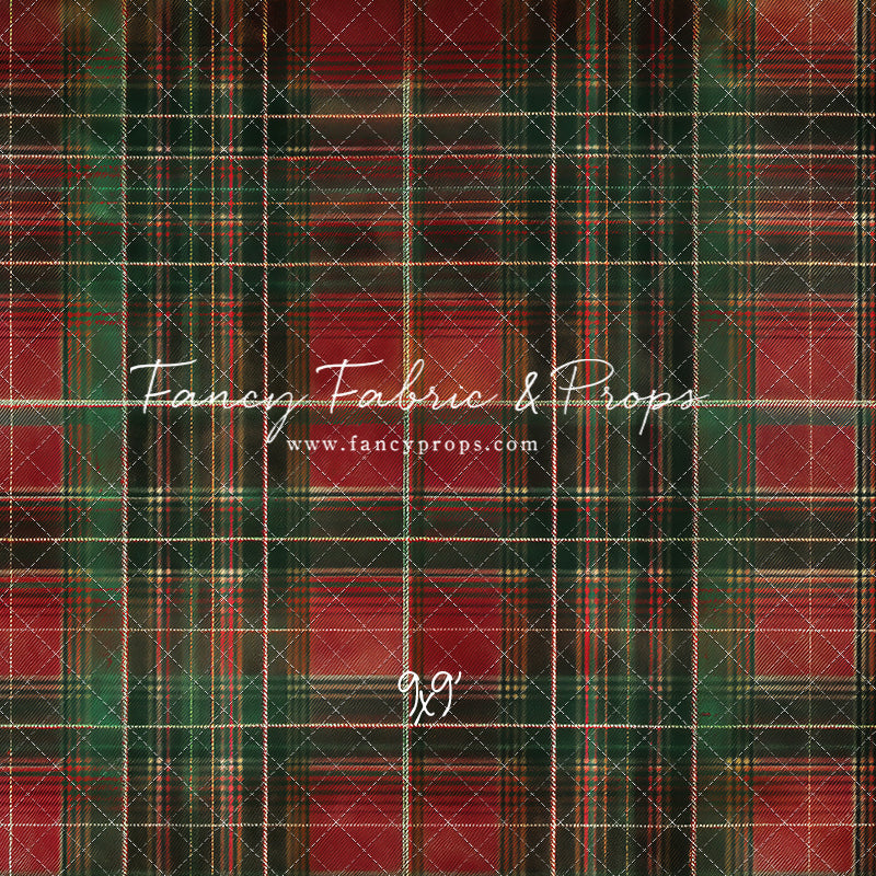 Classic Christmas Plaid - With Sweep Option