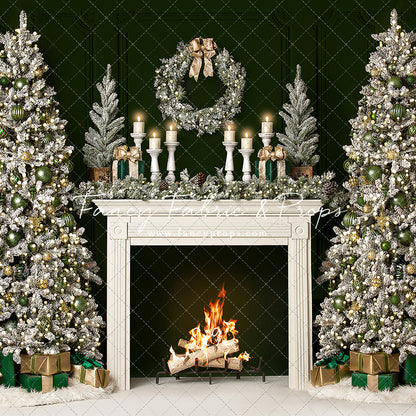 Classy Gold & Greens Mantle