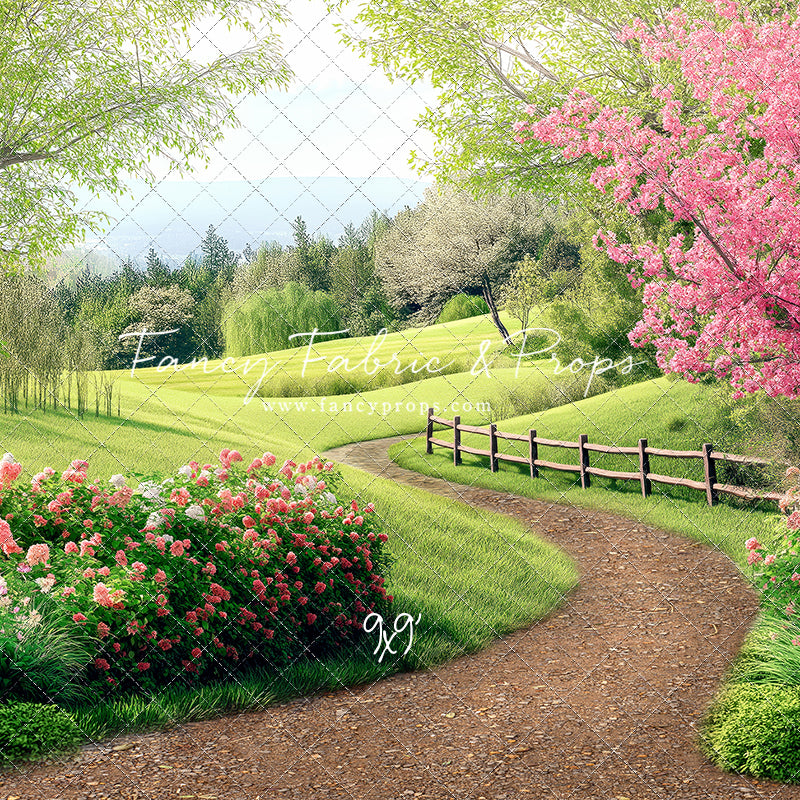 Country Road In Bloom - With Sweep Option