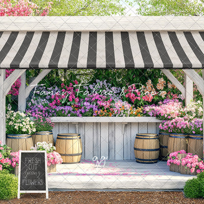 Country Spring Flower Shoppe - With Sweep Option