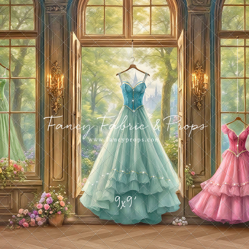Dress of Royal Wishes- Wood Floor - With Sweep Option
