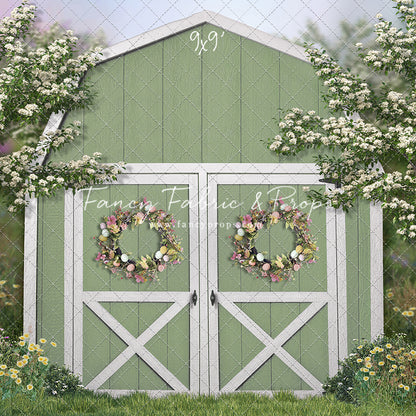 Easter Blossoms Barn - With Sweep Option
