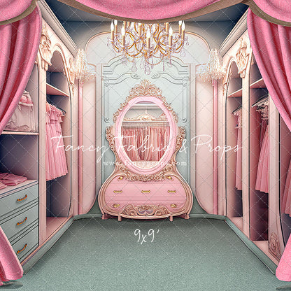 Elegant Armoire - Sage Floor Option - With Sweep Option