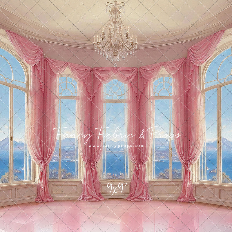 Elegant Summertime Mountain View - Marble Floor - With Sweep Option