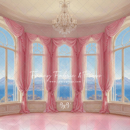 Elegant Summertime Mountain View - Marble Floor - With Sweep Option