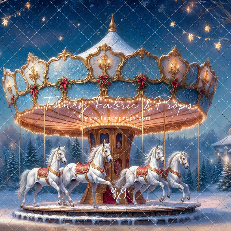 Enchanted Holiday Carousel - With Sweep Option